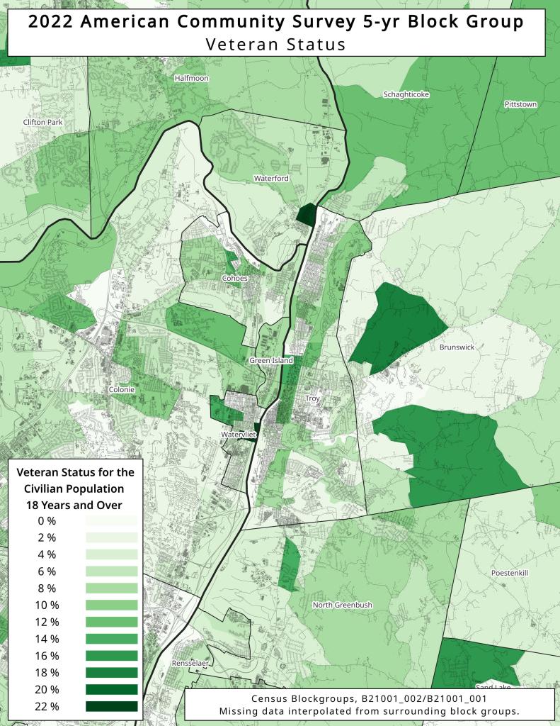Veterans in Troy and Nearby Area
