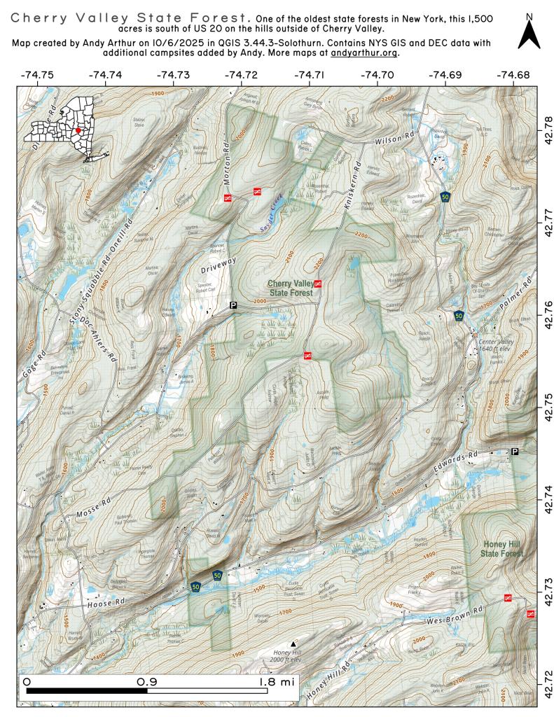 Cherry Valley State Forest