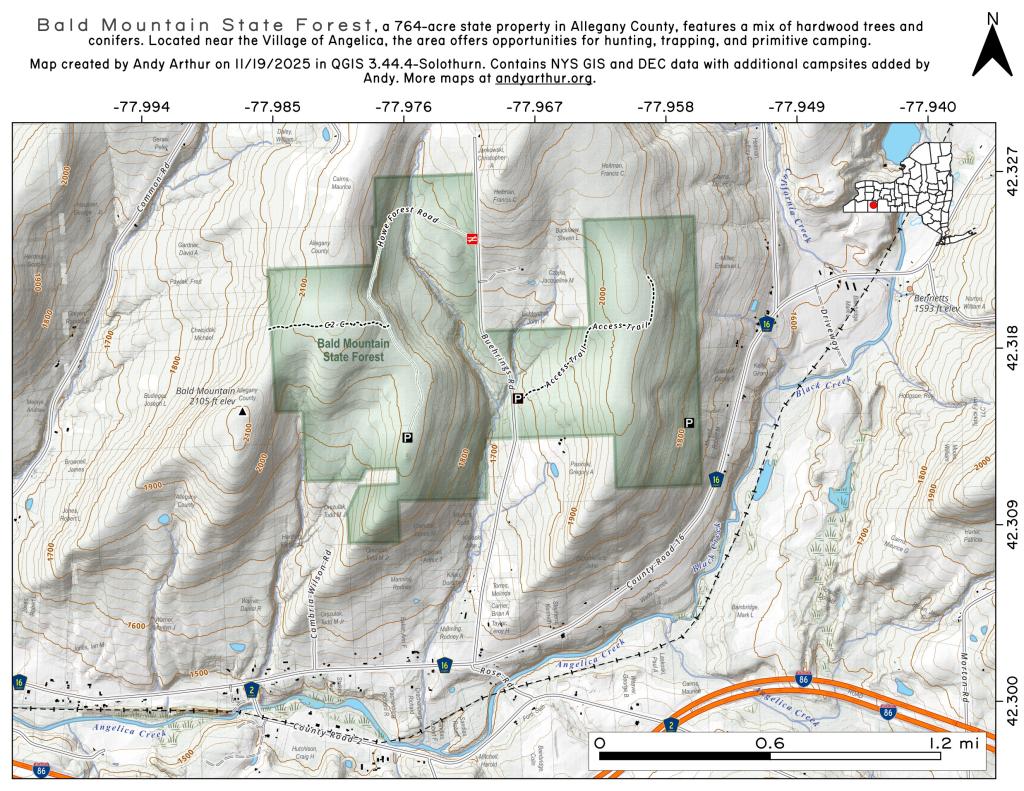  Bald Mountain State Forest