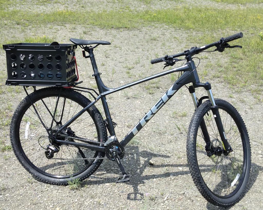 Blackie, my new mountain bike 