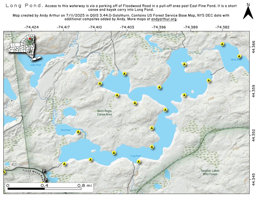  Long Pond (St. Regis Canoe Area)