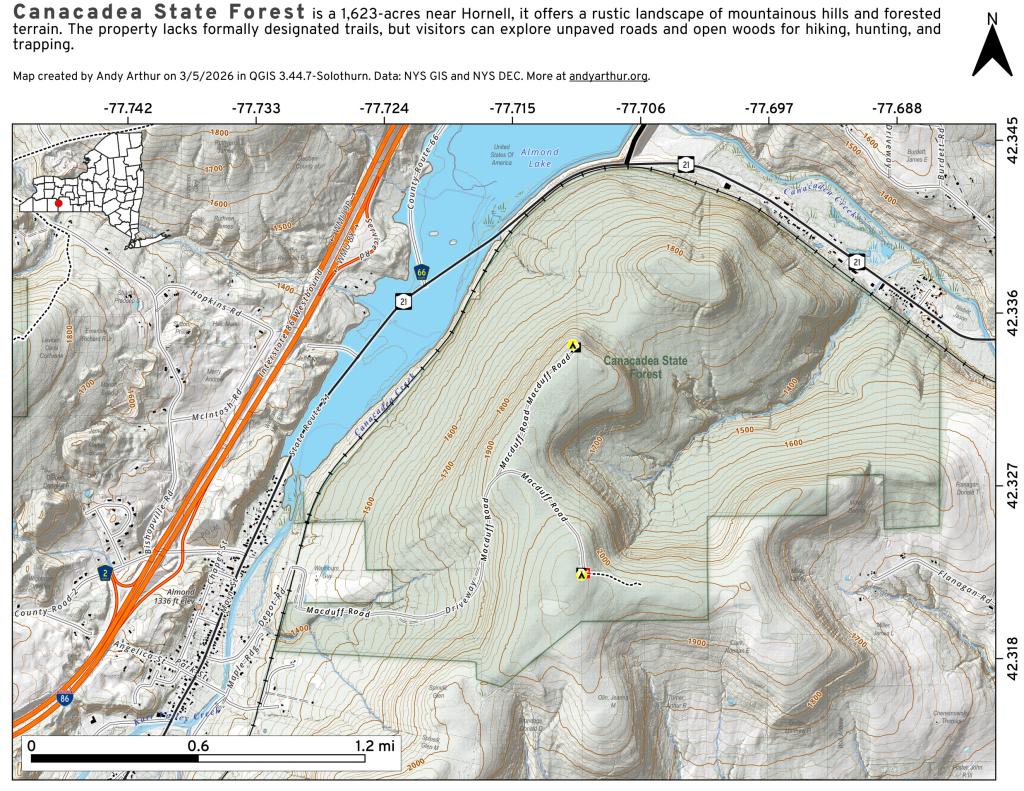  Canacadea State Forest