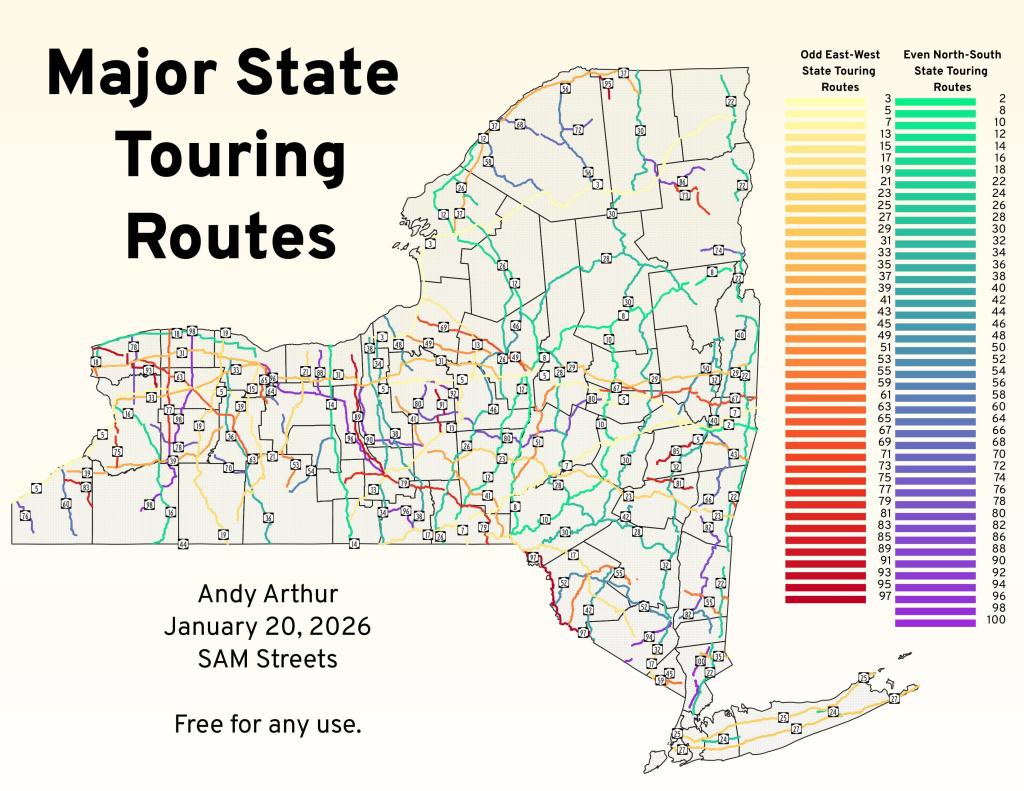 Major State Touring Routes