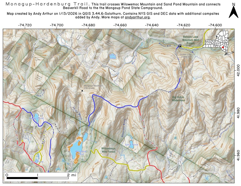  Mongaup Hardenburg Trail