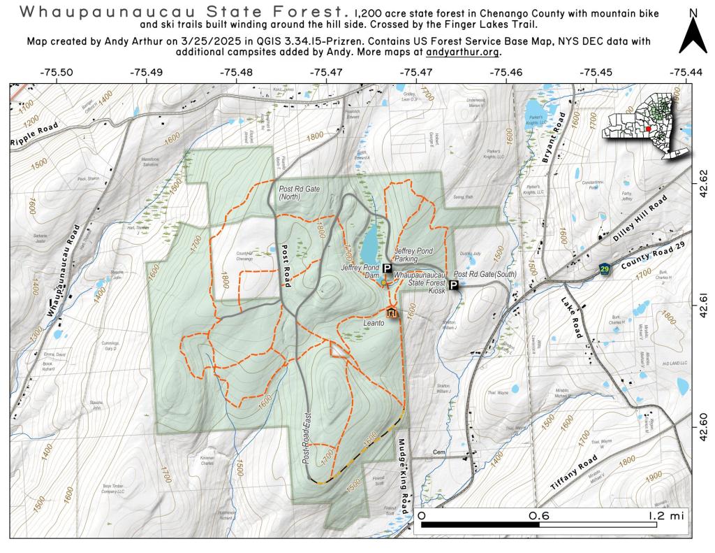  Whaupaunaucau State Forest