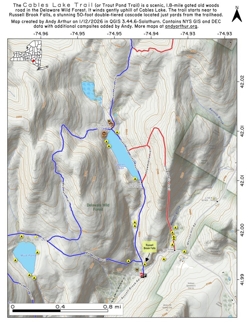  Trout Pond - Russell Brook Falls