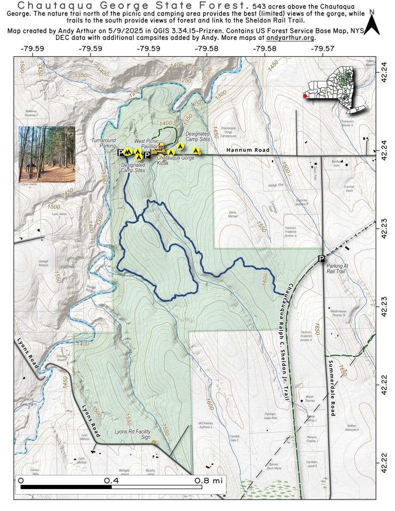  Chautauqua Gorge State Forest