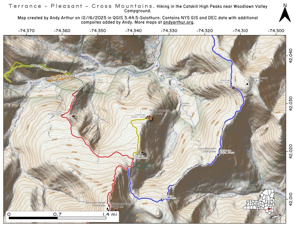  Terrace, Pleasant And Cross Mountains