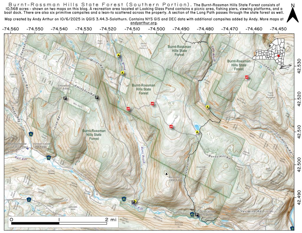  Burnt Rossman Hills State Forest - South