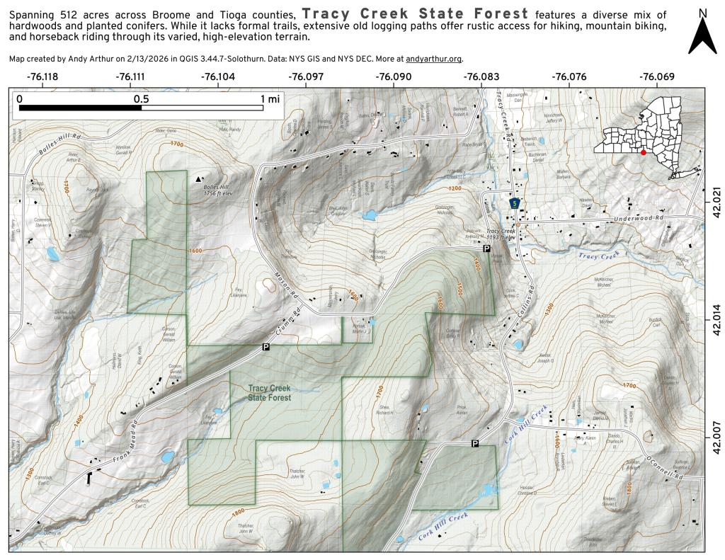  Tracy Creek State Forest (Broome-Chenango 1)