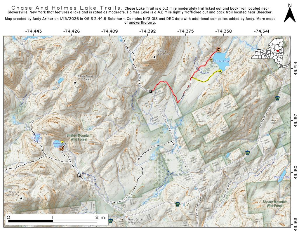  Chase And Holmes Lake Trails