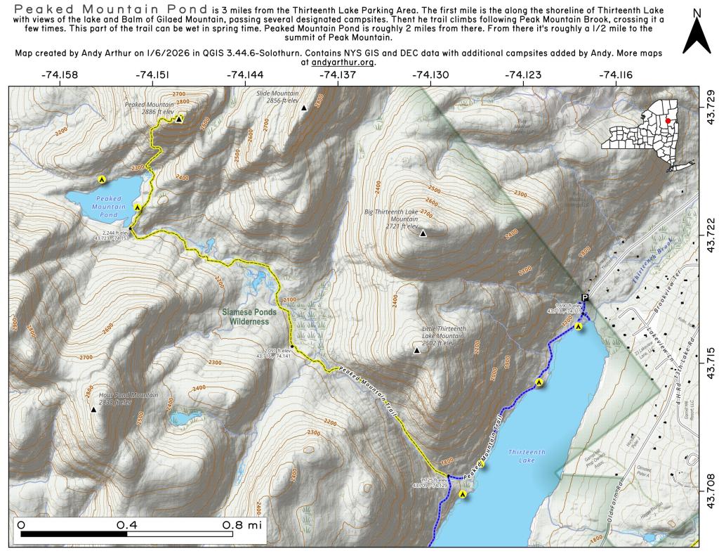  Peaked Mountain Trail