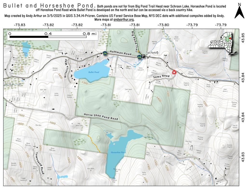  Bullet Pond And Horseshoe Pond