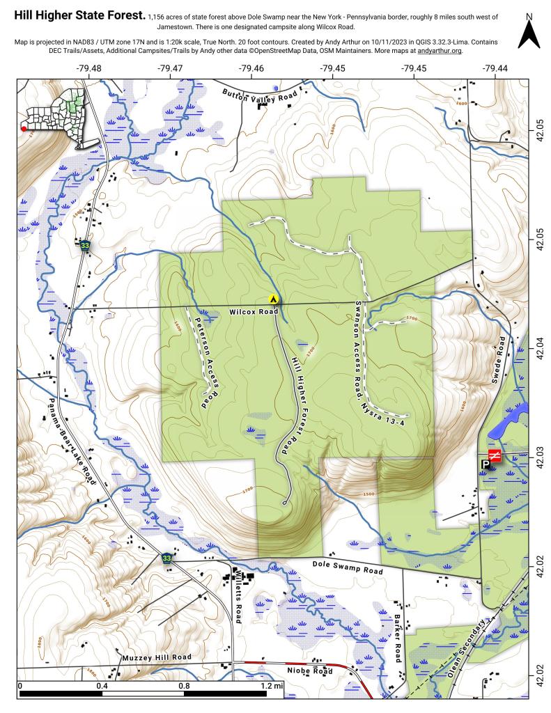 Hill Higher State Forest