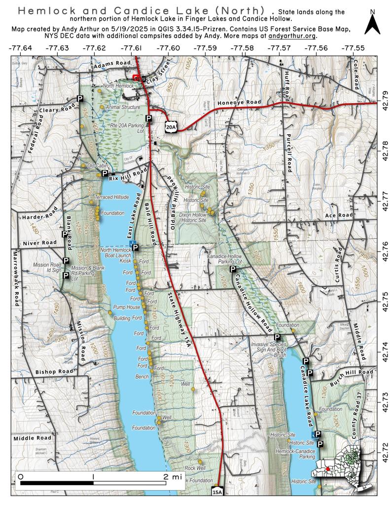  Hemlock Lake And Canadice Hollow
