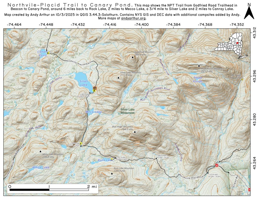  Northville Placid Trail To Canary Pond