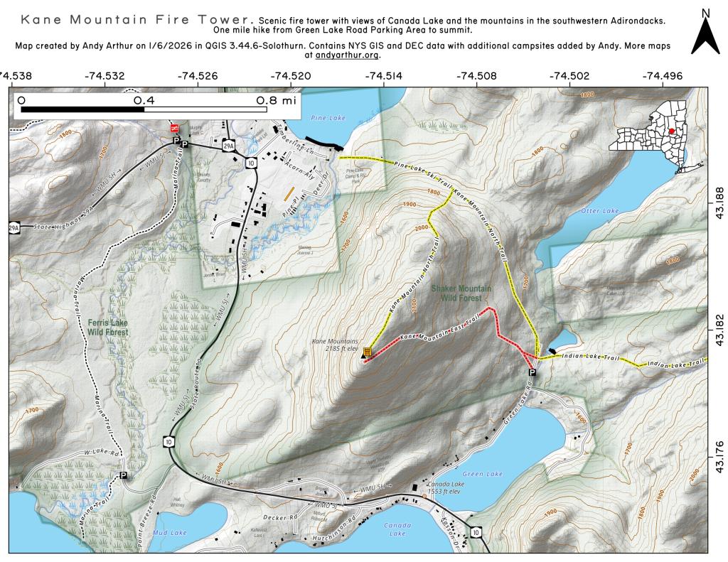  Kane Mountain Trails