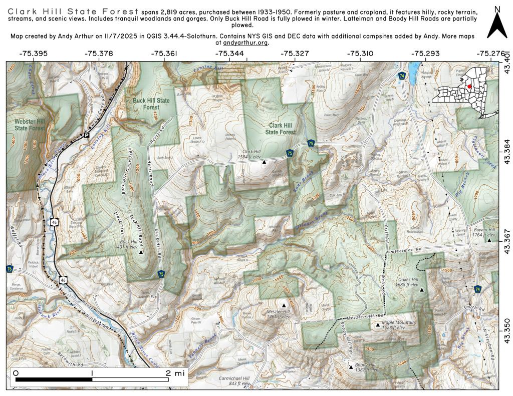  Clark Hill State Forest