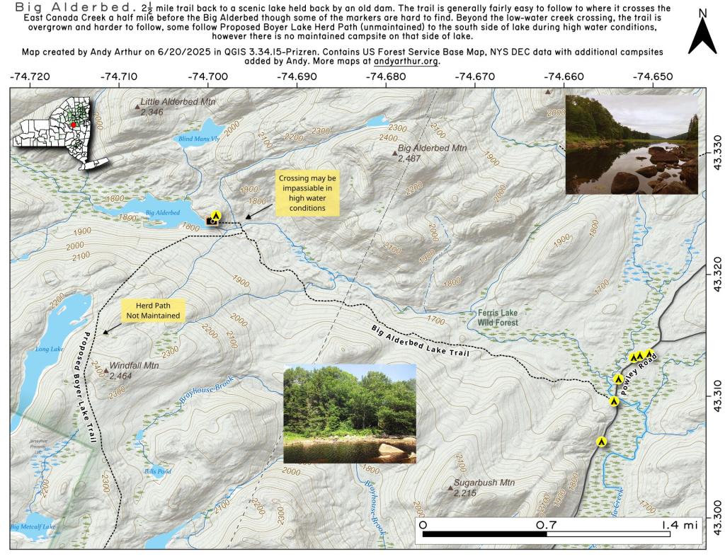  Big Alderbed Lake Trail