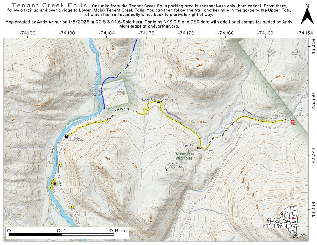  Tenant Creek Falls Trail