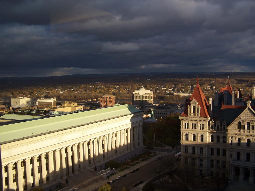 Photo: Low Clouds Hang Over Albany Photo: Low Clouds Hang Over Albany