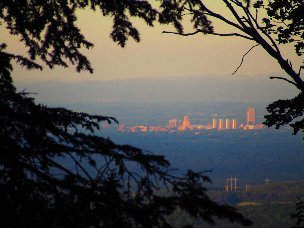 Photo: Looking Down at Albany from Wolf Hill Photo: Looking Down at Albany from Wolf Hill