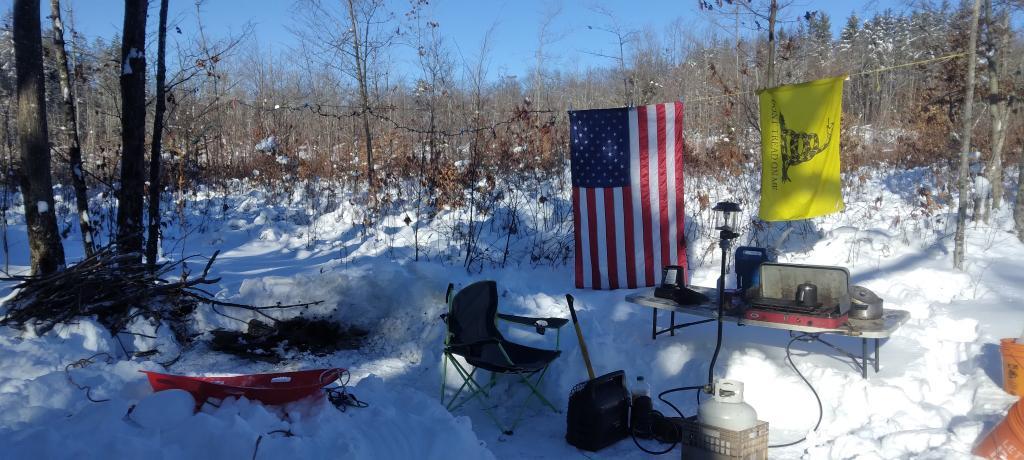Photo: Winter camping 🏕 Photo: Winter camping 🏕