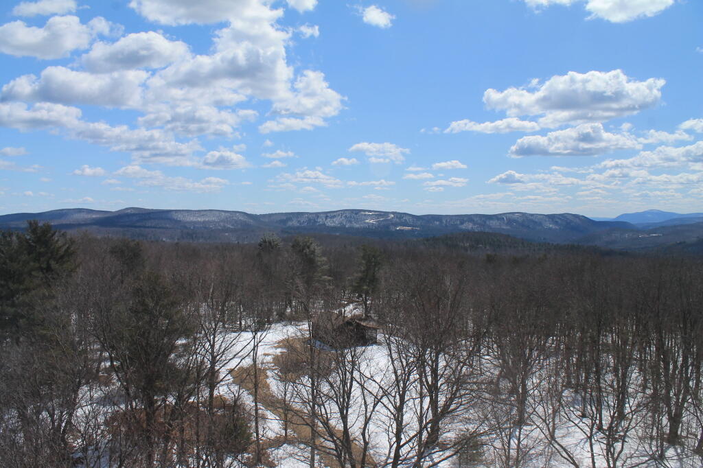 Photo: Old Rangers Cabin from the Firetower Photo: Old Rangers Cabin from the Firetower