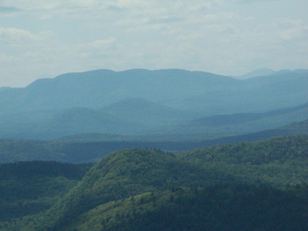 Photo: Due West from Five Mile Mountain