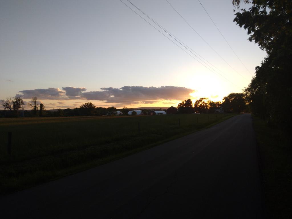 Photo: Evening on Meads Road Photo: Evening on Meads Road
