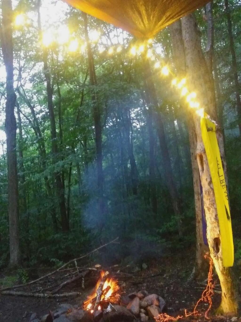 Photo: Rainy night at camp ⛺