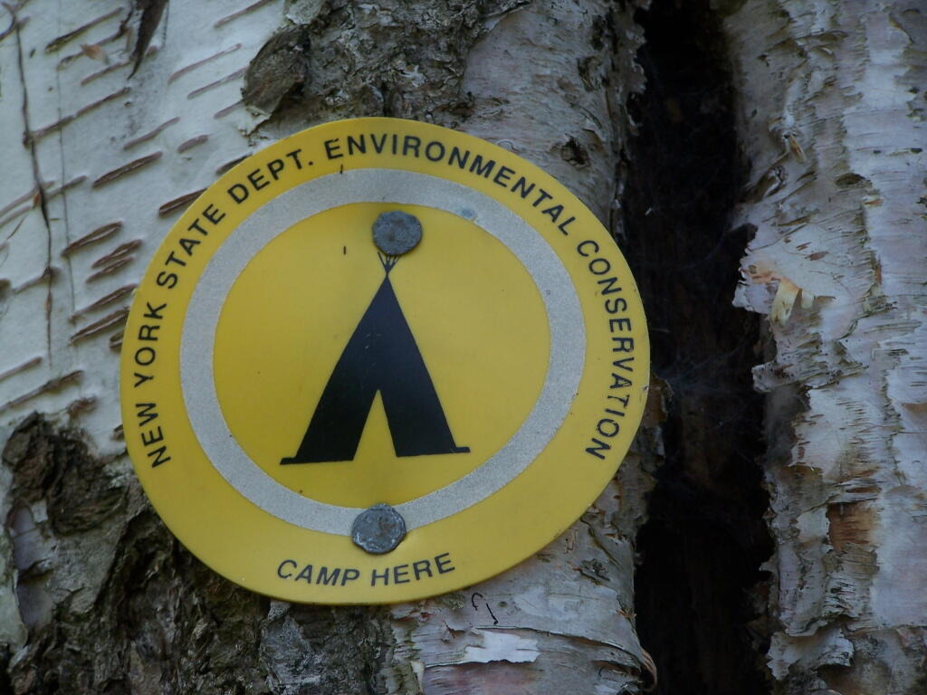 Photo: Camp Here Marker Photo: Camp Here Marker