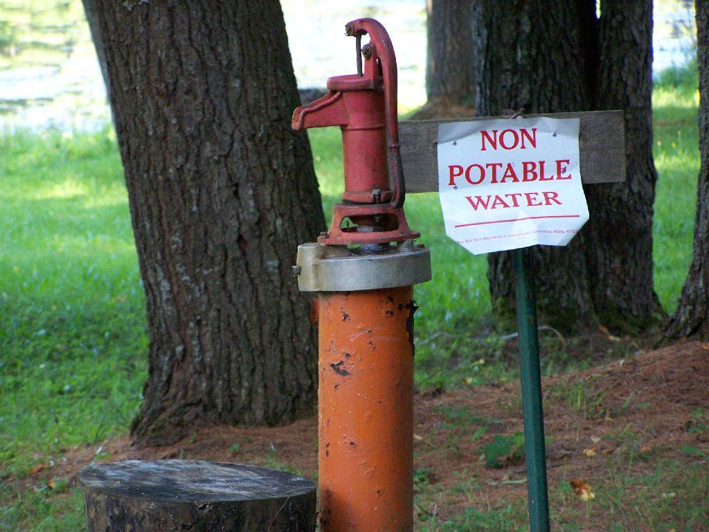 Photo: Non-Potable Water