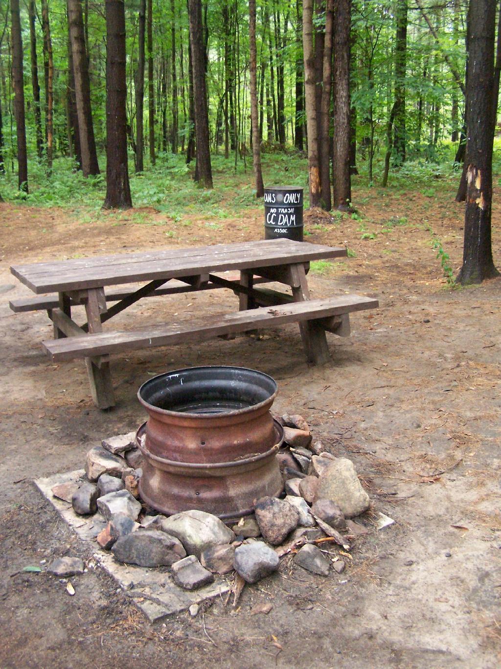 Photo: Firepit and Table