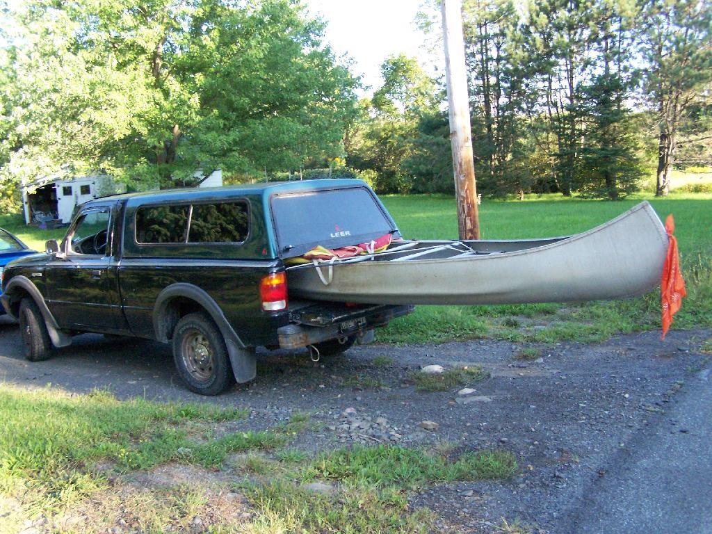 Photo: 15 Foot Canoe in a 6 Foot Bed Photo: 15 Foot Canoe in a 6 Foot Bed