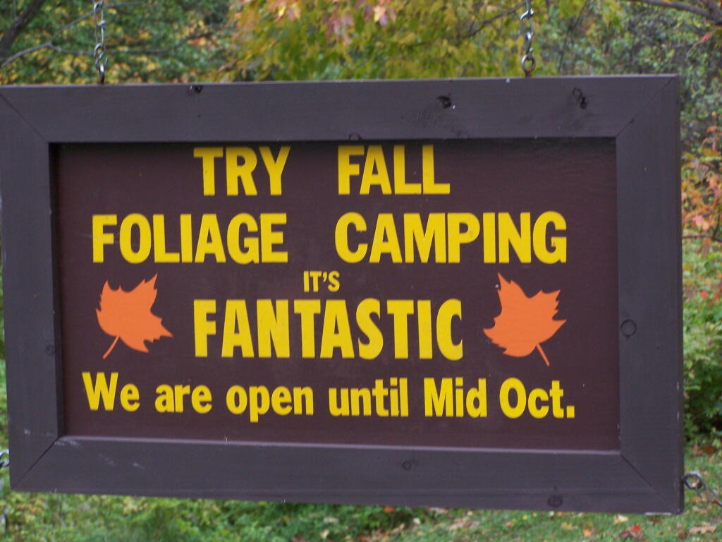 Photo: Fall Foliage Camping Photo: Fall Foliage Camping