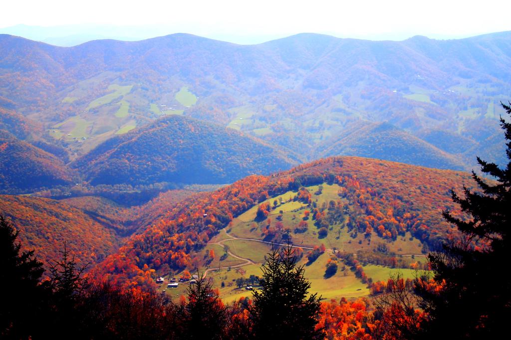 Photo: East from Spruce Knob Mountain Photo: East from Spruce Knob Mountain
