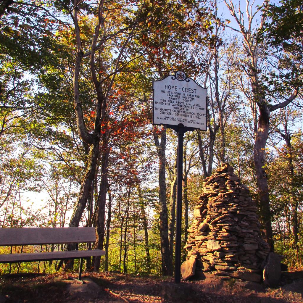 Photo: Hoye-Crest, Highest Location in Maryland