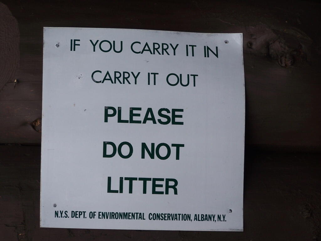 Photo: Carry In, Carry Out