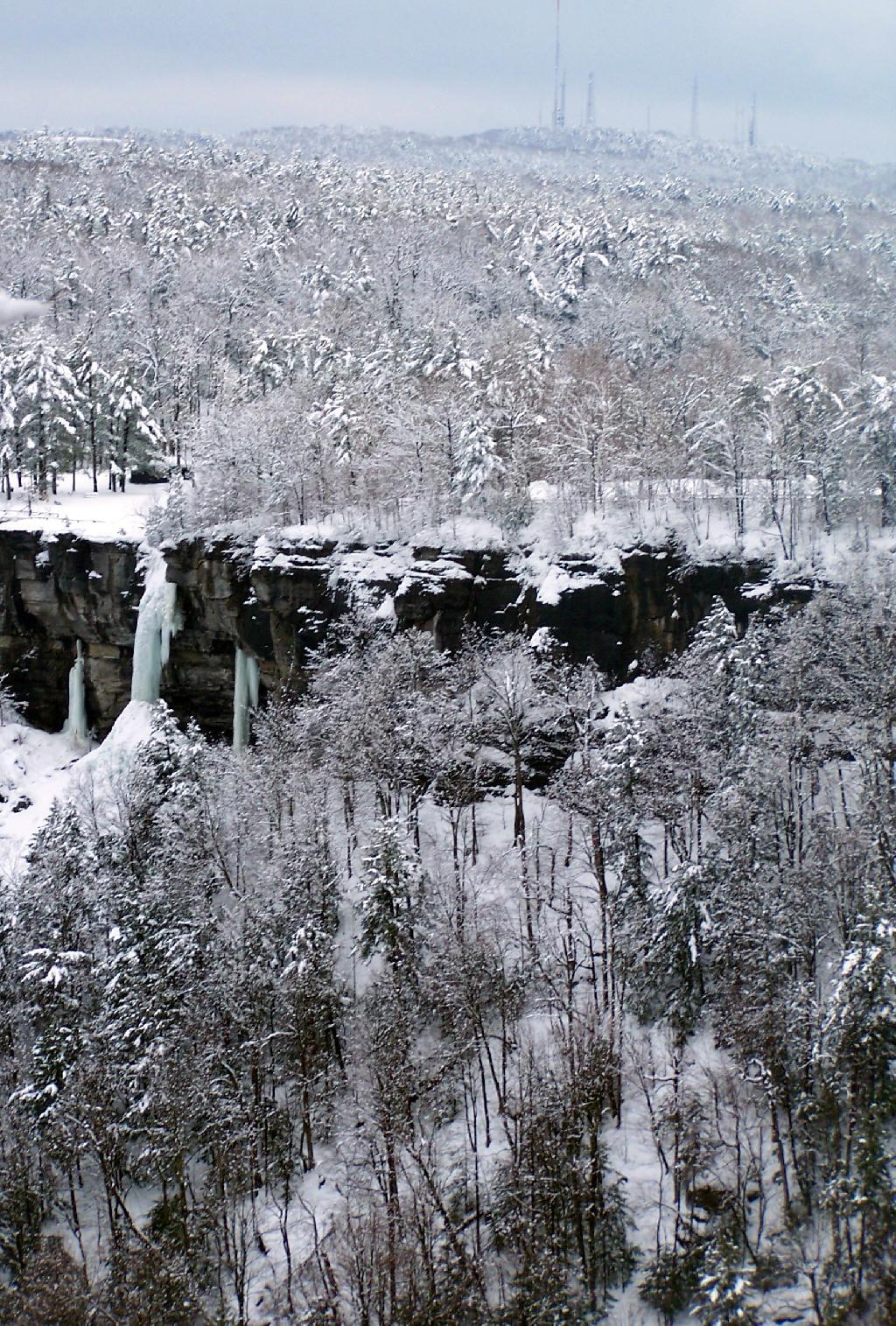 Photo: Frozen Minelot Falls Photo: Frozen Minelot Falls