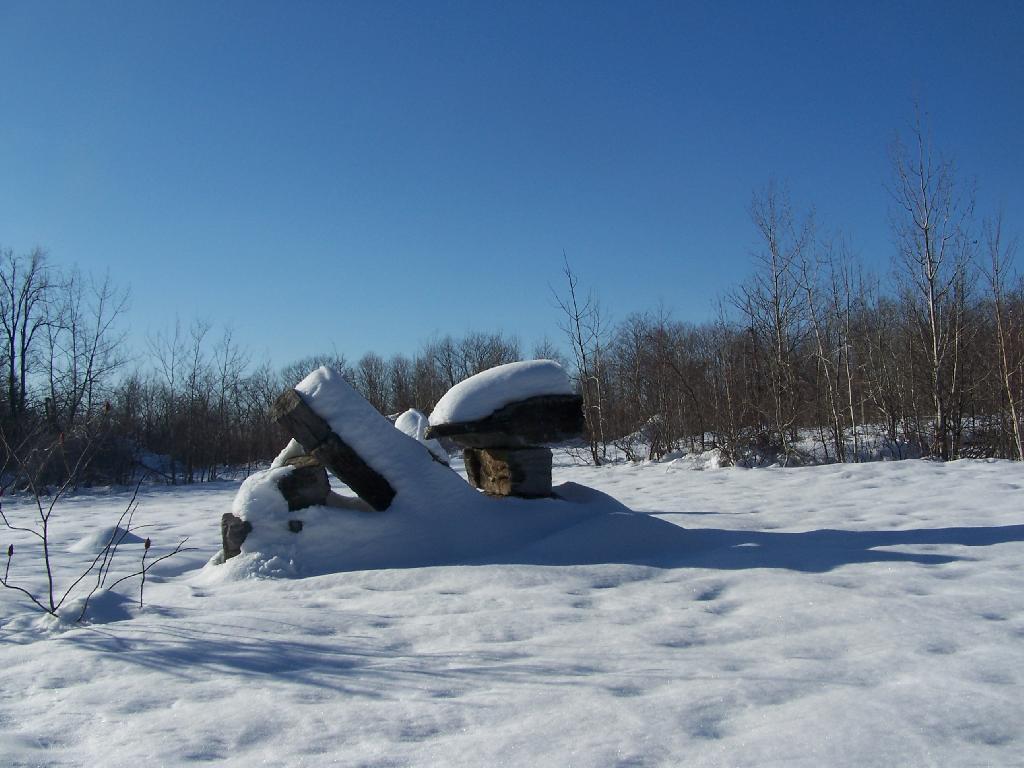 Photo: Old Querry With Snow Photo: Old Querry With Snow
