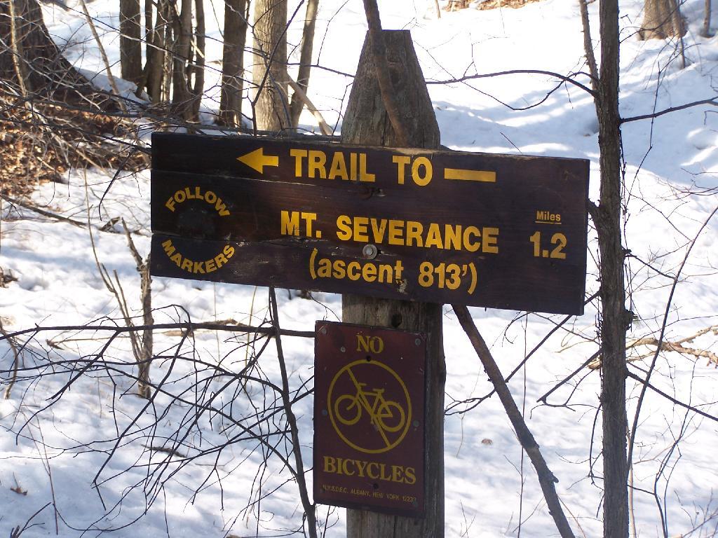 Photo: Severence Hill Sign Photo: Severence Hill Sign