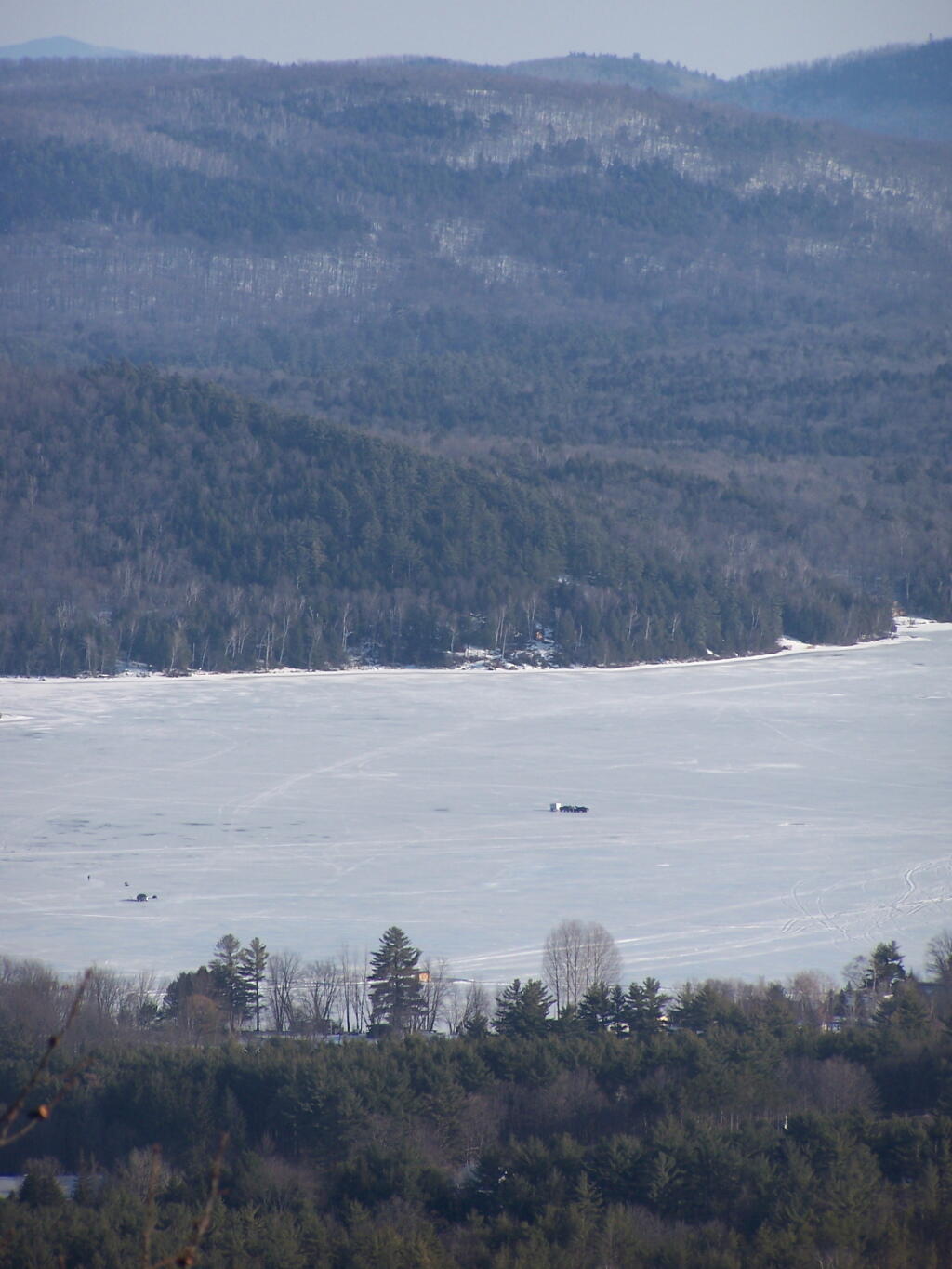 Photo: Ice Fishing on Schroon Lake