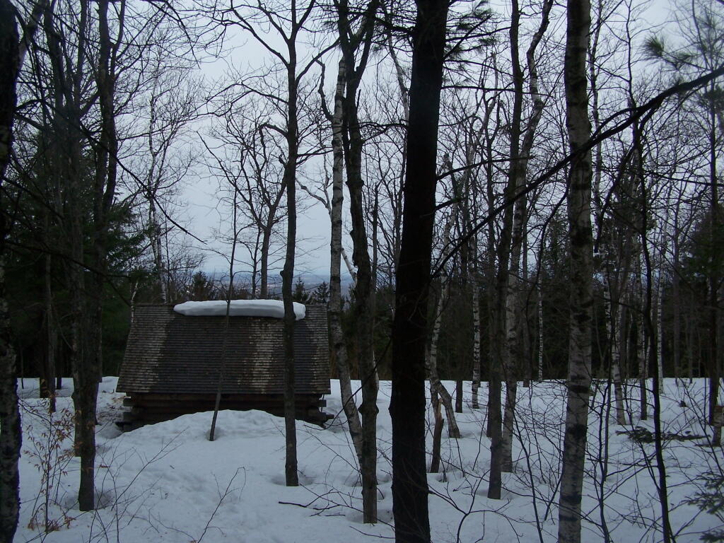 Photo: Lean To on Cloudy Morning Photo: Lean To on Cloudy Morning