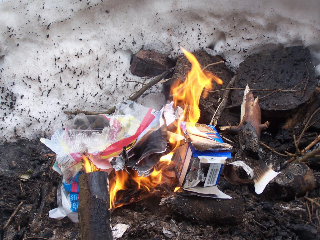 Photo: Camping Trash