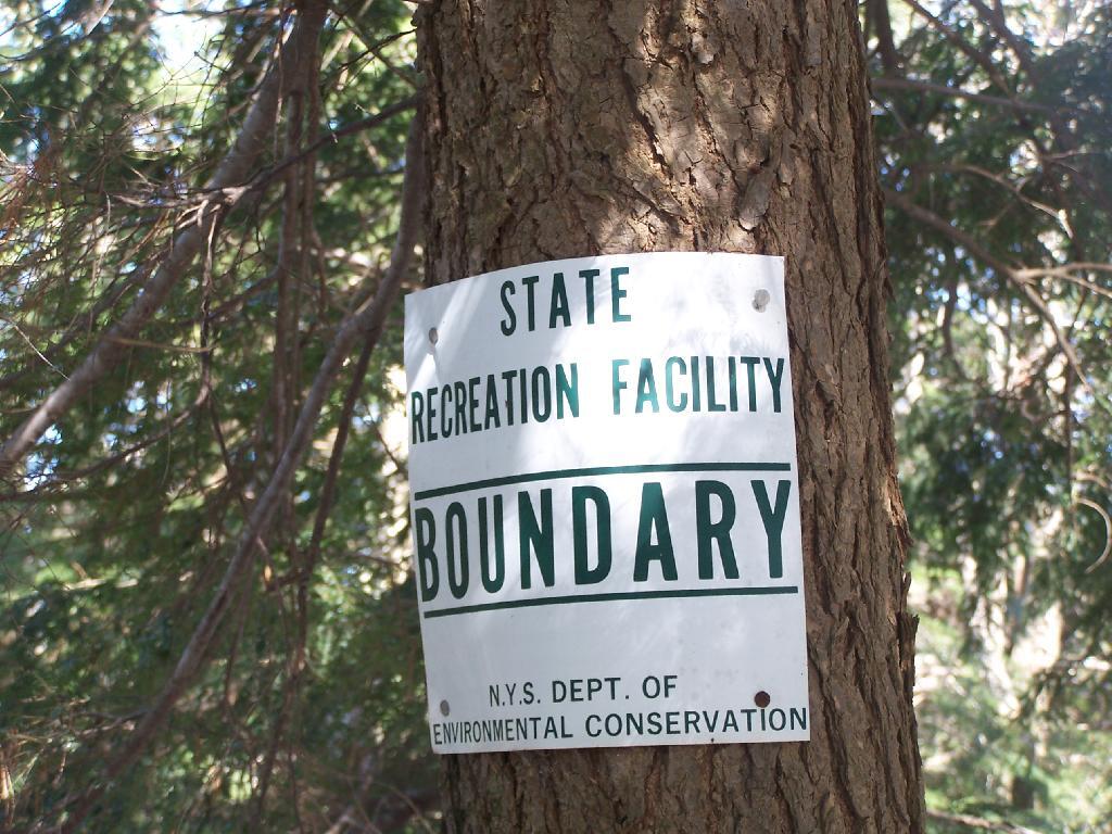 Photo: State Recreation Facility Sign
