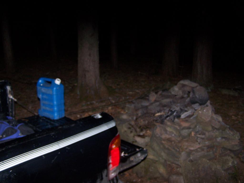 Photo: Putting Out the Fire Before Bed
