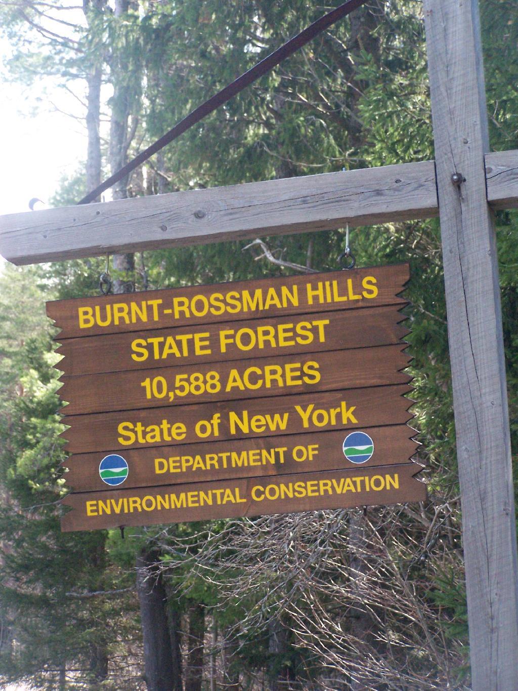 Photo: Burnt-Rossman Hills Sign Photo: Burnt-Rossman Hills Sign