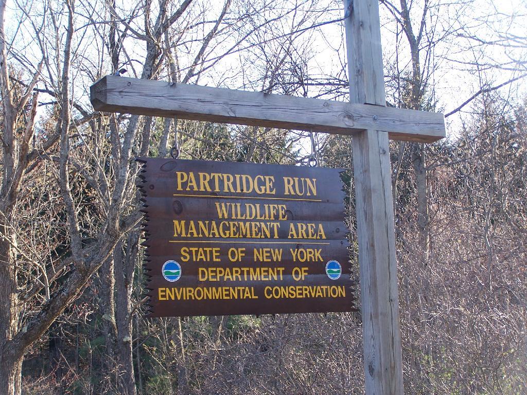 Photo: Partridge Run Sign Photo: Partridge Run Sign