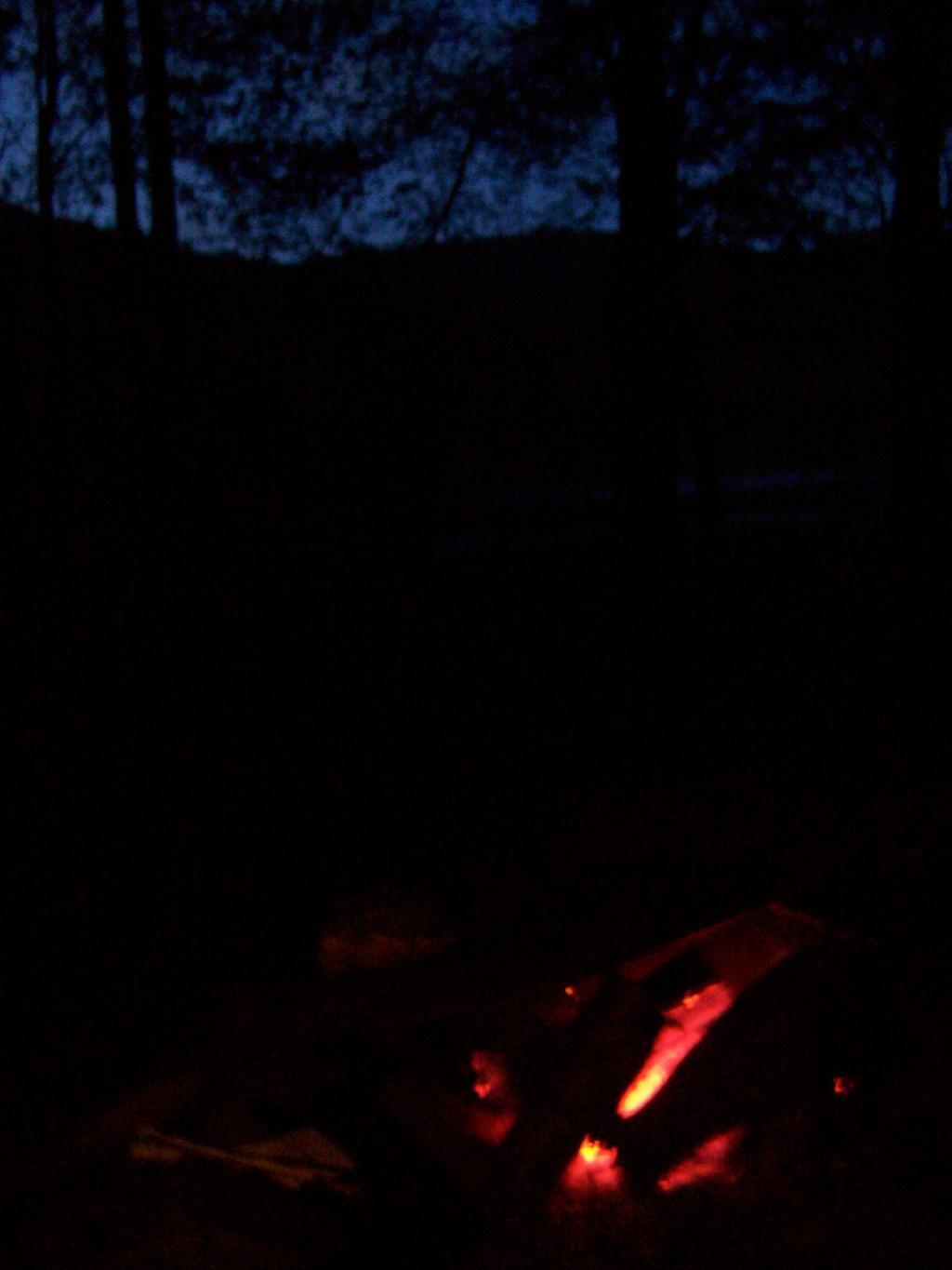 Photo: Watching the Campfire Burn in the The Evening Photo: Watching the Campfire Burn in the The Evening